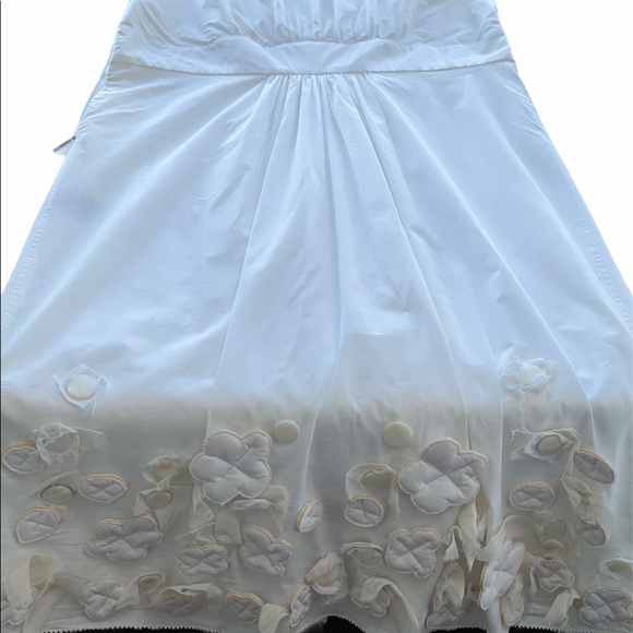 Vintage Fendi Appliqué Flower Dress! made in Italy - Picture 14 of 15